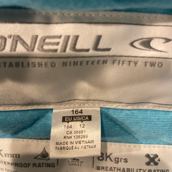 Girls O’Neill Ski/Snowboard Jacket Size 12 - Picture 12 of 16